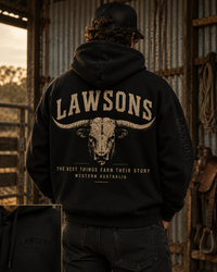 Lawson’s Heritage Bull Hoodie