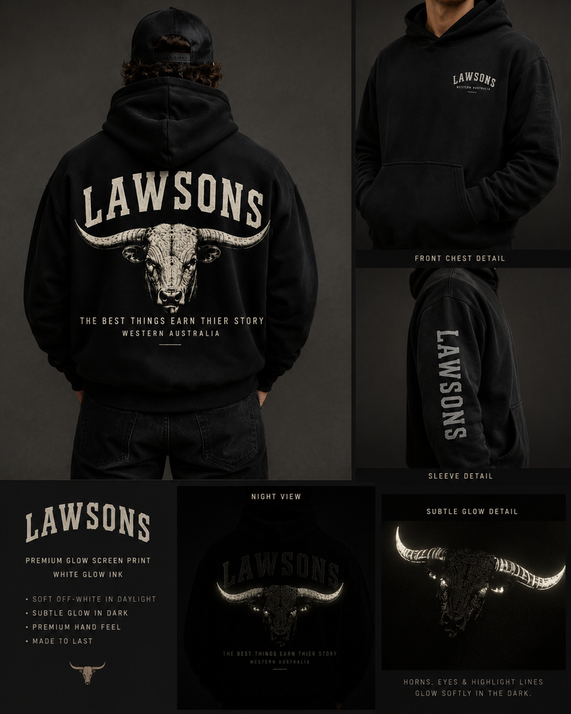 Lawson's Glow Hoodies
